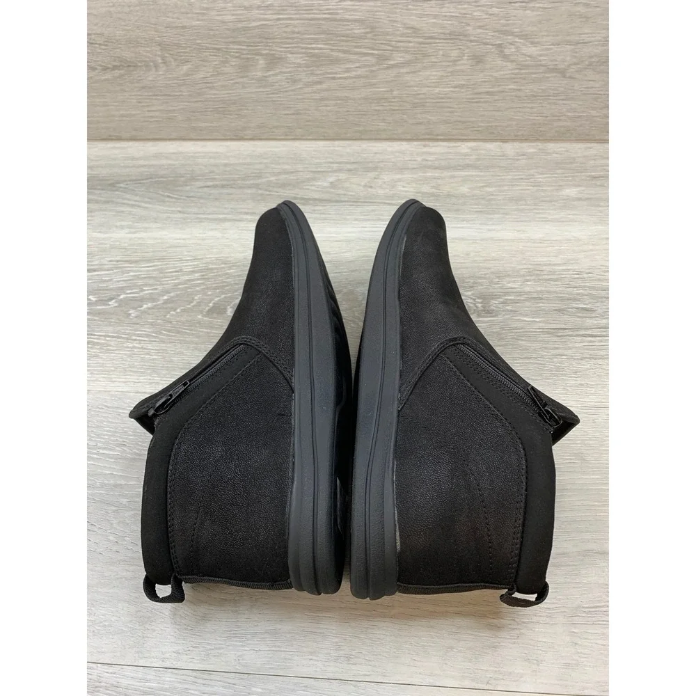 Clarks Cloudsteppers Breeze Clover Black Ankle Boots Women's 11 Comfort Shoes
